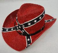 Rebel Flag Cowboy Hat